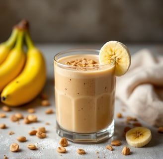 Peanut Butter and Banana Smoothie