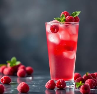 Raspberry Fizz Drink