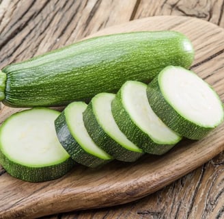 sliced zucchini