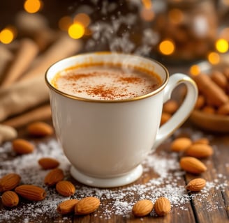 Spiced Chai Tea with Almond Milk