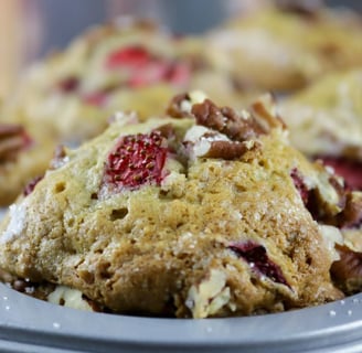 Strawberry Pecan Muffins