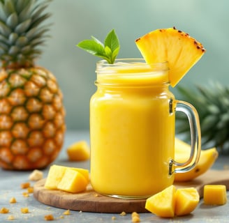 Sunny Tropical Yellow Smoothie