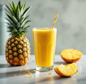 Tropical Mango Pineapple Smoothie