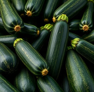 a bunch of zucchini 