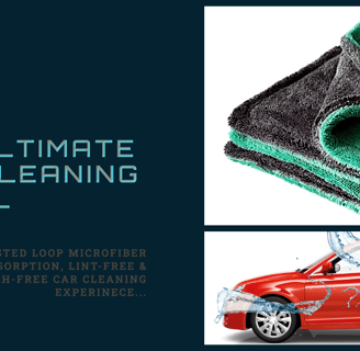 Microfiber Cleaning Cloths for Car & Automobiles
