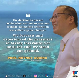 President Benigno Aquino III on the Hague Ruling