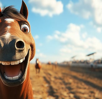 happy horse