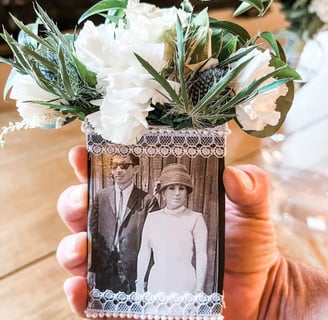 Groom's Personalized Pocket Boutonniere