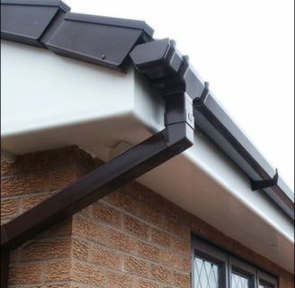 New guttering and fascia