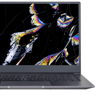 Cracked / Shattered Laptop Screen
