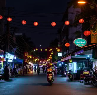 Captivating nightlife in Indonesia