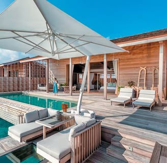 Luxury villa in Maldives