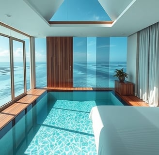 Enjoy the luxurious private swimming pool villas in the Maldives