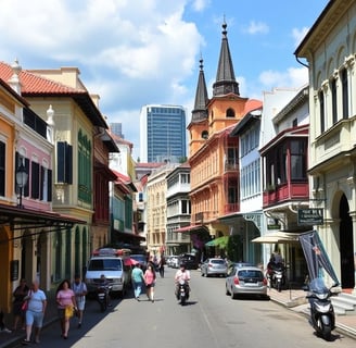 A UNESCO World Heritage Site, George Town is renowned for its well-preserved colonial architecture, 