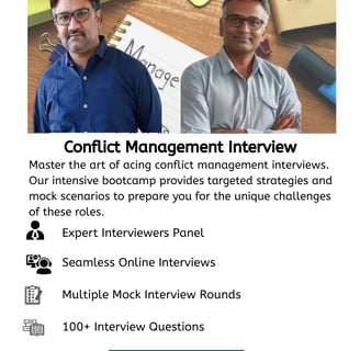 conflict management interview bootcamp