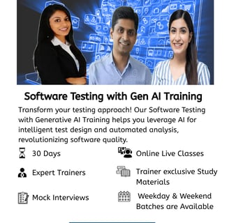 Software Testing with Gen AI Training