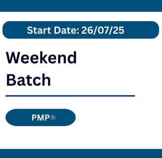 PMP Upcoming Weekend Bootcamp