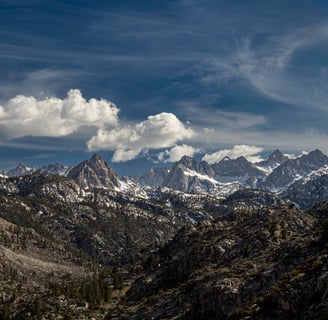 Mountain view from North Lake near Bishop, CA