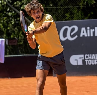 El correntino Carlos Zárate viene de obtener sus primeros puntos ATP en Tucumán