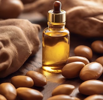 Argan oil on an arabic 