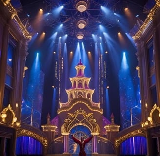 cirque du soleil performing in las vegas the show “michael jackson one”
