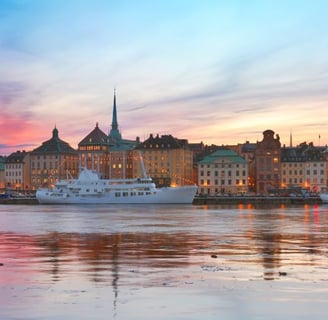 View of Stockholm city, top attractions covered by Stockholm Pass