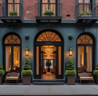 New York hotel from the outside
