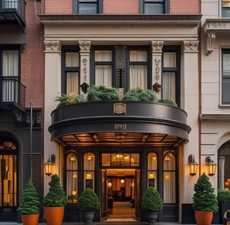New York hotel from the outside