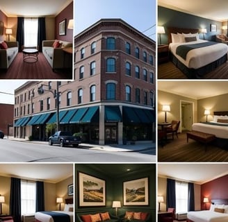 boutique hotels in Nashville pictures from outside and inside