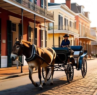 New Orleans carriage ride