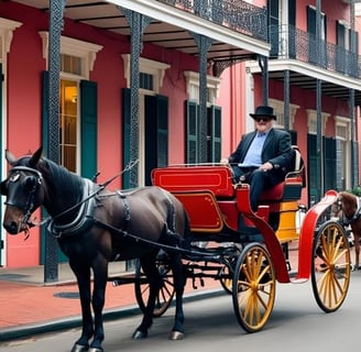 New Orleans carriage ride
