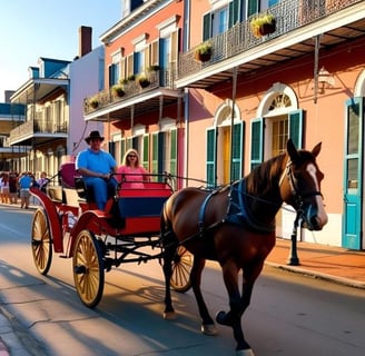 New Orleans carriage ride