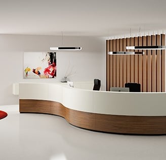 The importance of a welcoming reception desk