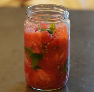 conserve de tomates fraiches
