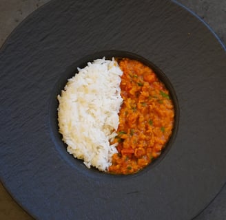 Dahl de lentilles corail 