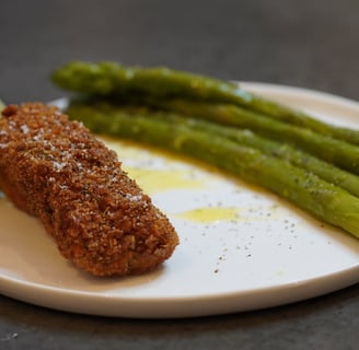 Poisson pané maison