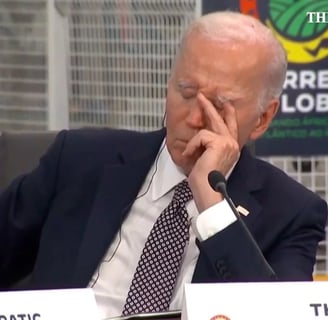 Is it a bird? A plane? Oh no, it is just Joe Biden, sleeping like normal.