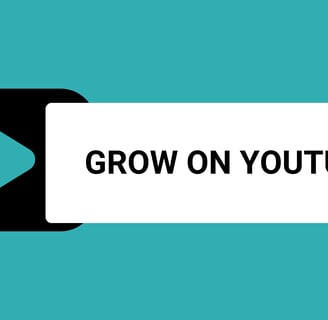a banner with a title grow on youtube and a google ads logo