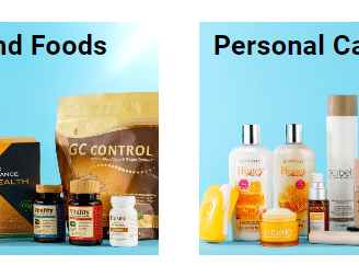 a variety of different types of cosmetics products