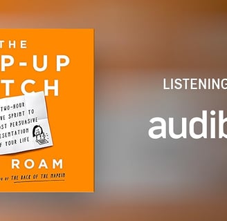 a book cover with a photo of a book and a microphone