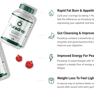 a pair of two bottles of puradrop vitamin supplements