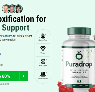 a man and woman with a bottle of vitamin supplements