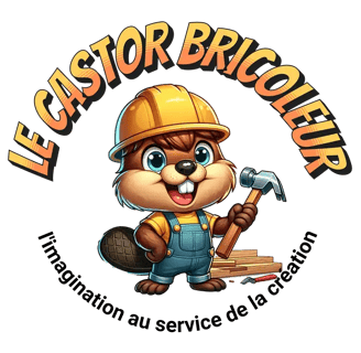 logo le castor bricoleur