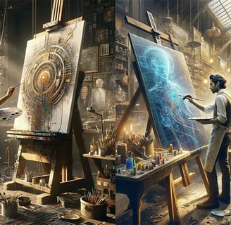 deux artistes qui par leurs imagination tentent de se différencier des autres