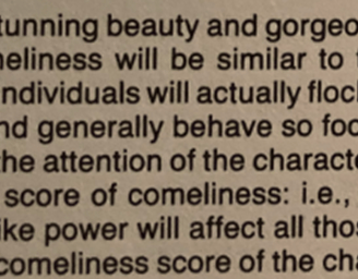 Comeliness, Unearthed Arcana