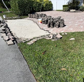 DRIVEWAY PAVER REPAIR BY PSI POWER WASHING 