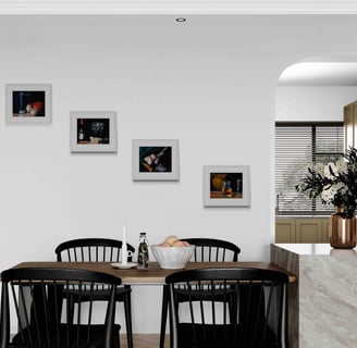 kitchen original oil paintings by Chris Gill