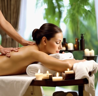 spa massage setting