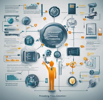 a person standing in front of a diagram of a business