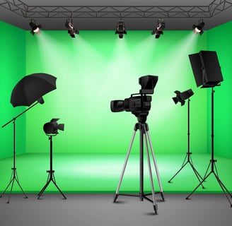 Best Chroma Studio Lighting and Ceiling Grid Setup